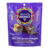 Heavenly Organics Candy Chocolate Honey Patties Double Dark Chocolate - Case Of 6 - 4.66 Oz
