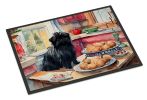 Affenpinscher Christmas Cookies Doormat Front Door Mat Indoor Outdoor Rugs for Entryway, Non Slip Washable Low Pile, 24H X 36W