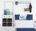 Birds, Birds, Birds Throw Pillow Throw Pillow for Indoor Couch Bed Outdoor Patio Washable, Black Skimmer 7515,12Hx16W