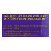 Heavenly Organics Candy Chocolate Honey Patties Double Dark Chocolate - Case Of 6 - 4.66 Oz